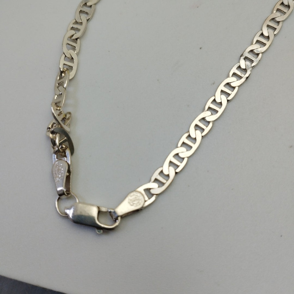 CADENA TEJIDO GUCHI PLATA .925 55 CM 11.9 GR (NUEVO)