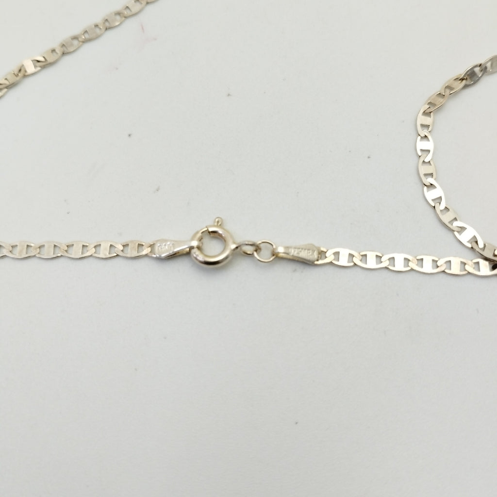 CADENA TEJIDO ESPEJO PLATA .925 55 CM 3.9 GR (NUEVO)