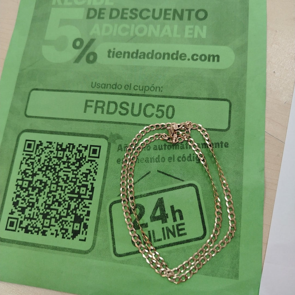 CADENA ORO 10 K 12.9 GRMS (SEMINUEVO)