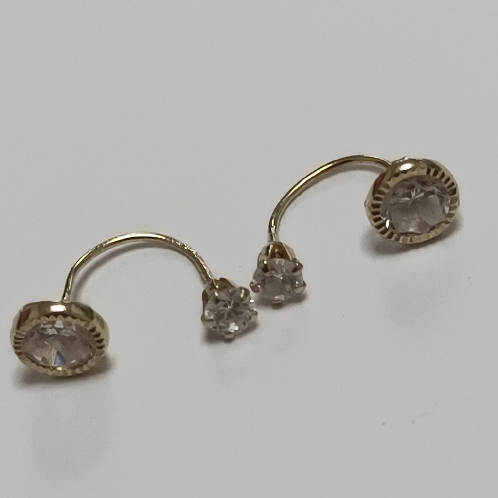 ARETES PAR ORO 10 K 0.7 GRMS (SEMINUEVO)
