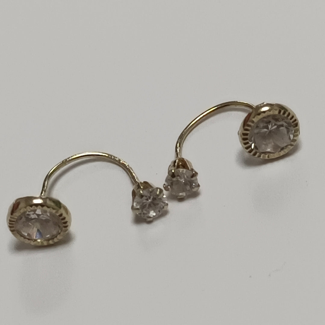 ARETES PAR ORO 10 K 0.7 GRMS (SEMINUEVO)