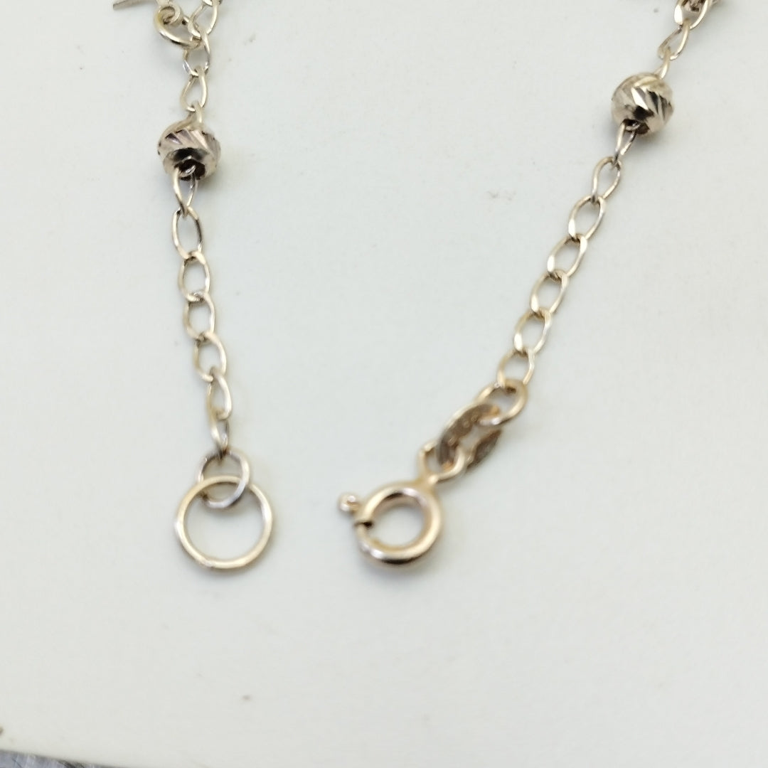 PULSERA TEJIDO ESPECIAL PLATA .925 18 CM 3 GR (NUEVO)