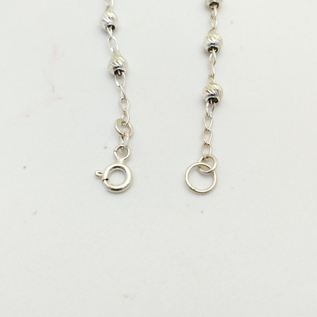PULSERA TEJIDO TEJIDO ESPECIAL PLATA .925 18 CM 4 GR (NUEVO)