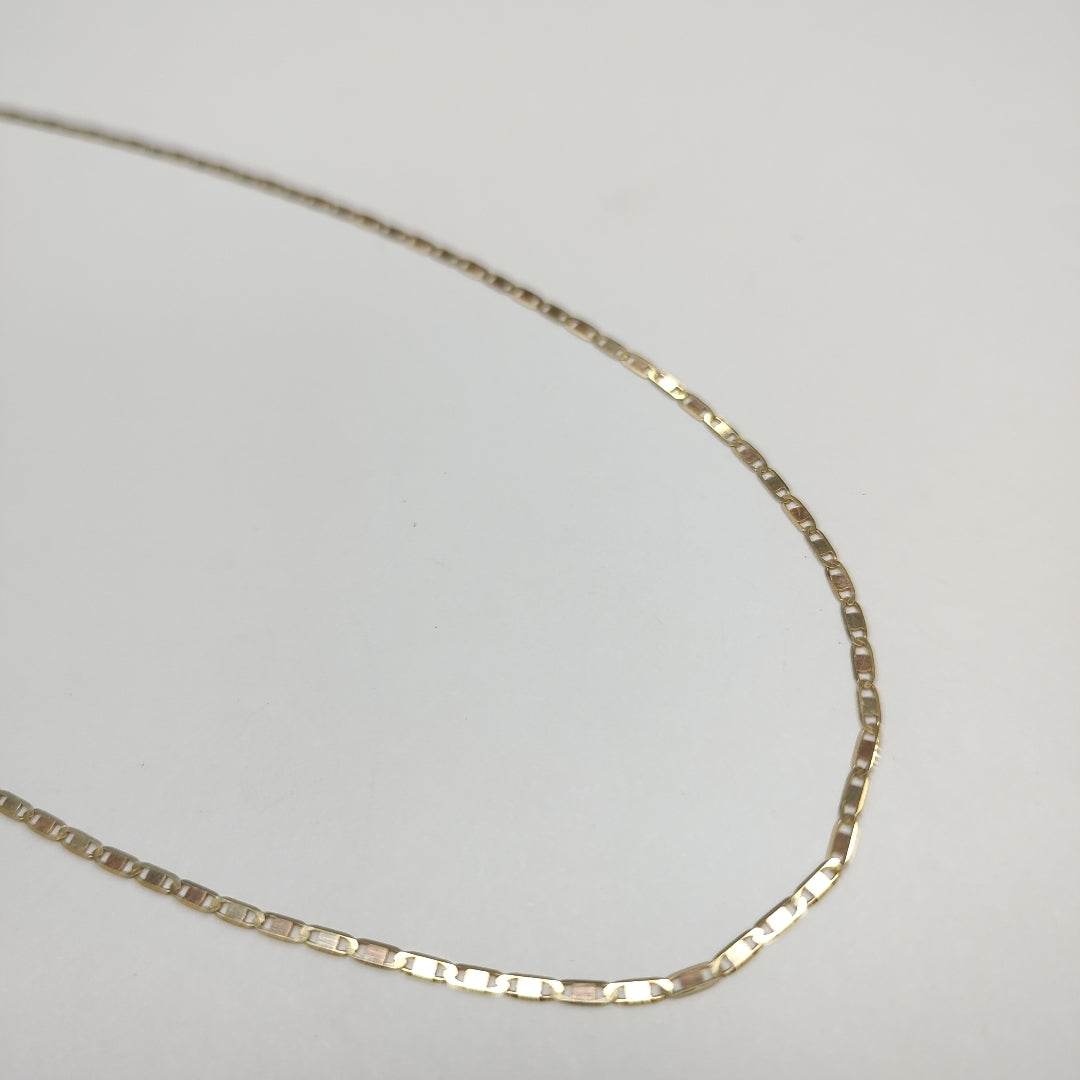 CADENA ORO, ORO COMBINADO 14 K 2.2 GRMS (SEMINUEVO)