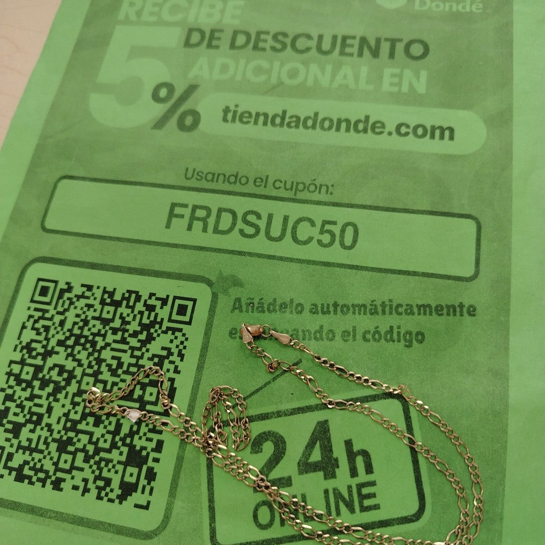 CADENA ORO 10 K 5.4 GRMS (SEMINUEVO)