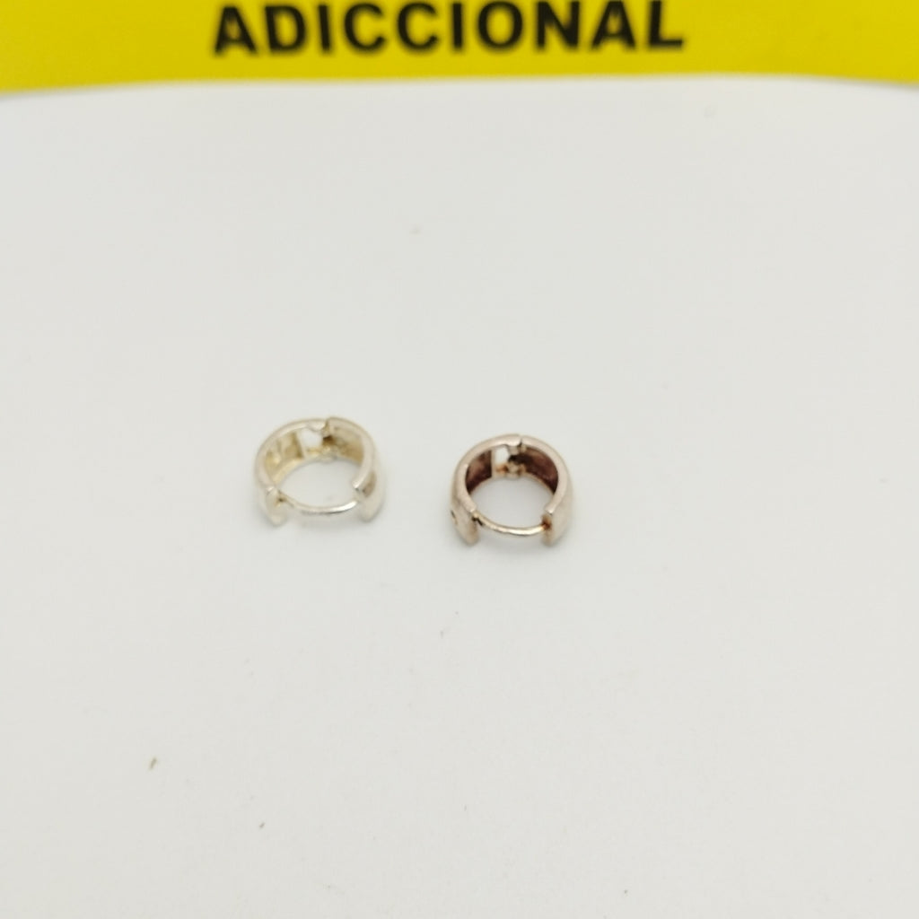 HUGGIES PLATA .925 2.1 GR (NUEVO)