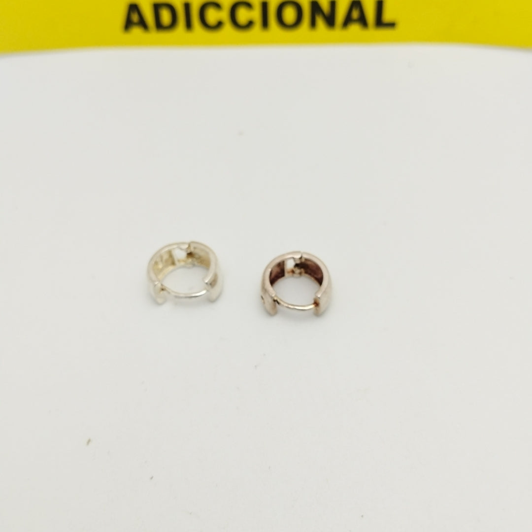 HUGGIES PLATA .925 2.1 GR (NUEVO)