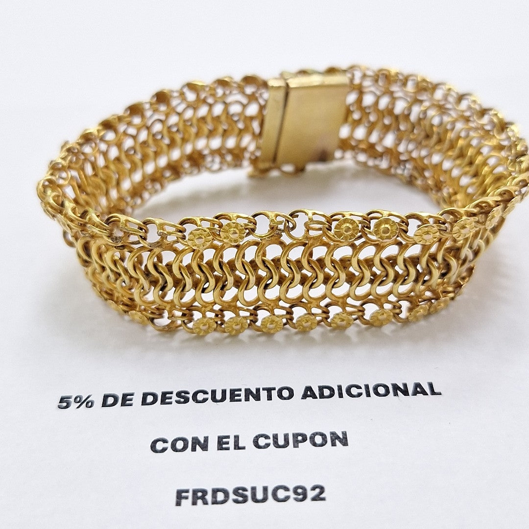 PULSERA ORO 8 K 35.6 GRMS (SEMINUEVO)