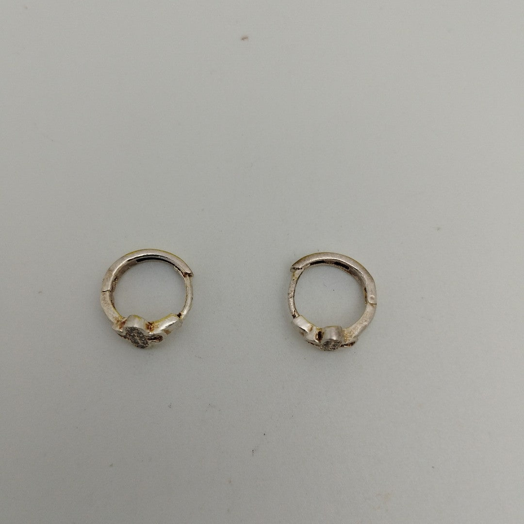ARRACADAS C/CIRCONIAS PLATA .925 1.8 GR (NUEVO)