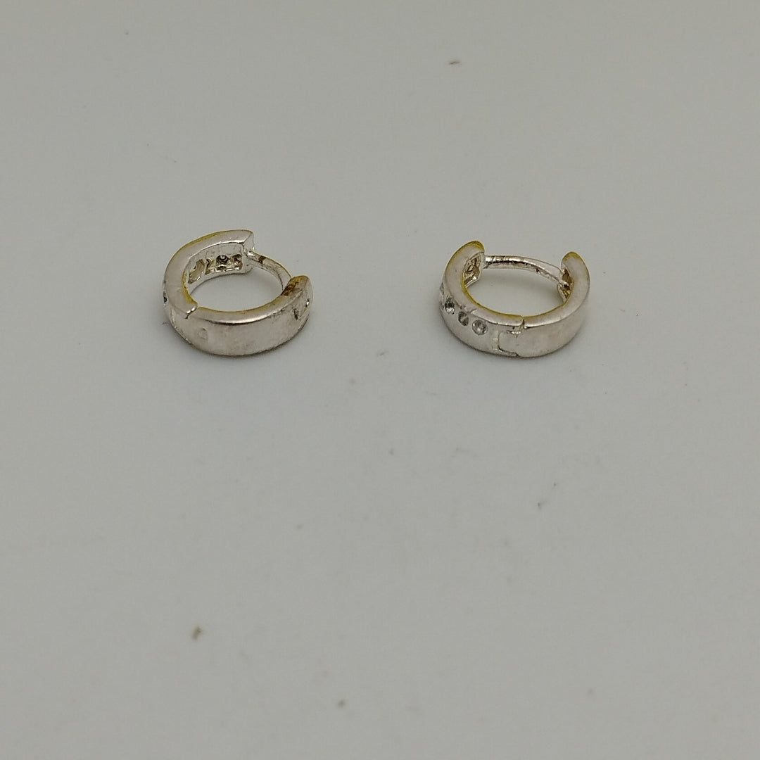 ARRACADAS C/CIRCONIAS PLATA .925 2.5 GR (NUEVO)
