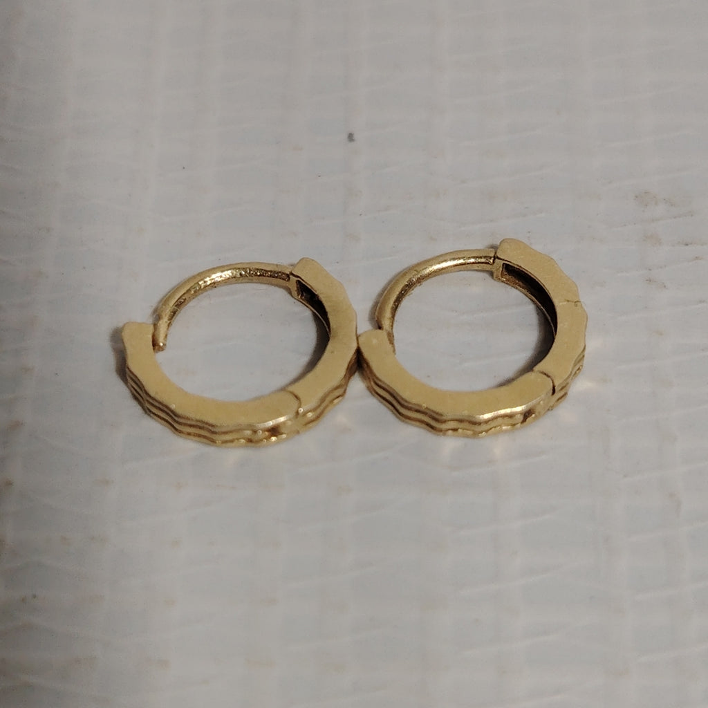ARRACADAS PAR ORO 14 K 1 GRMS (SEMINUEVO)