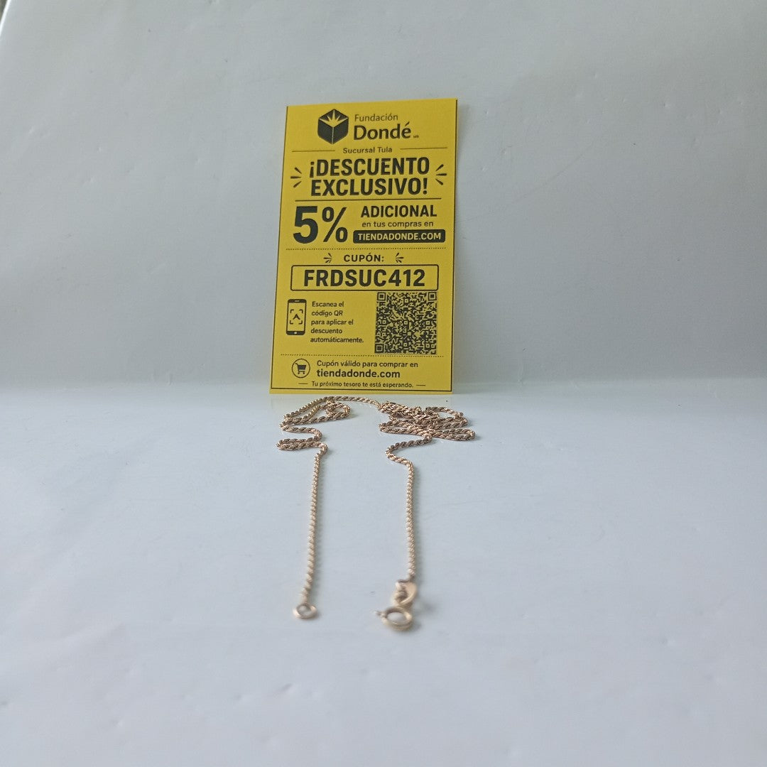 CADENA ORO 14 K 3,40 GRMS (SEMINUEVO)