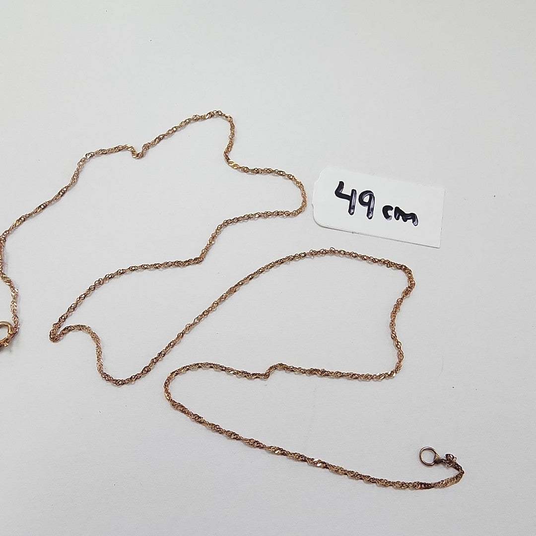 CADENA ORO 10 K 1.1 GRMS (SEMINUEVO)