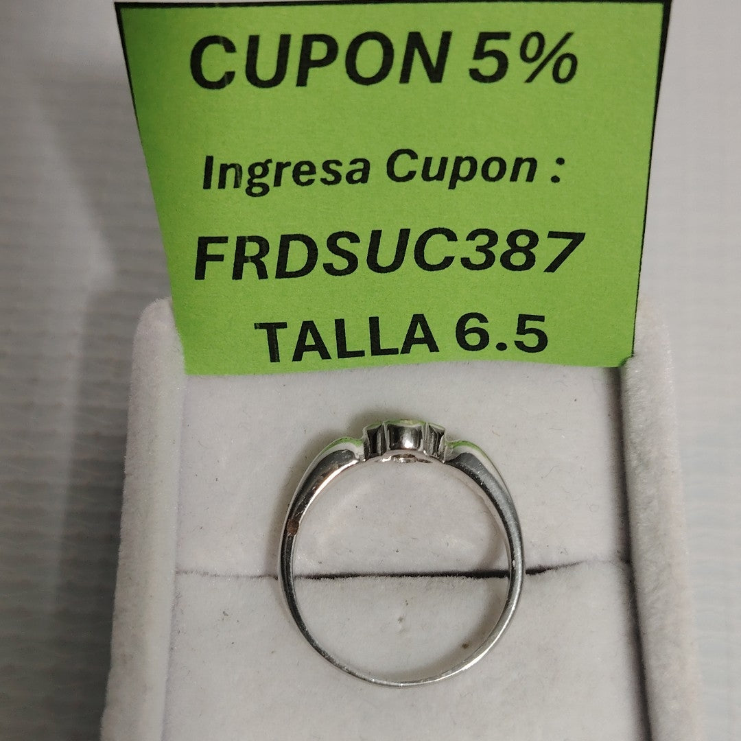 ANILLITO ORO BLANCO 10 K 3,00 GRMS (SEMINUEVO)