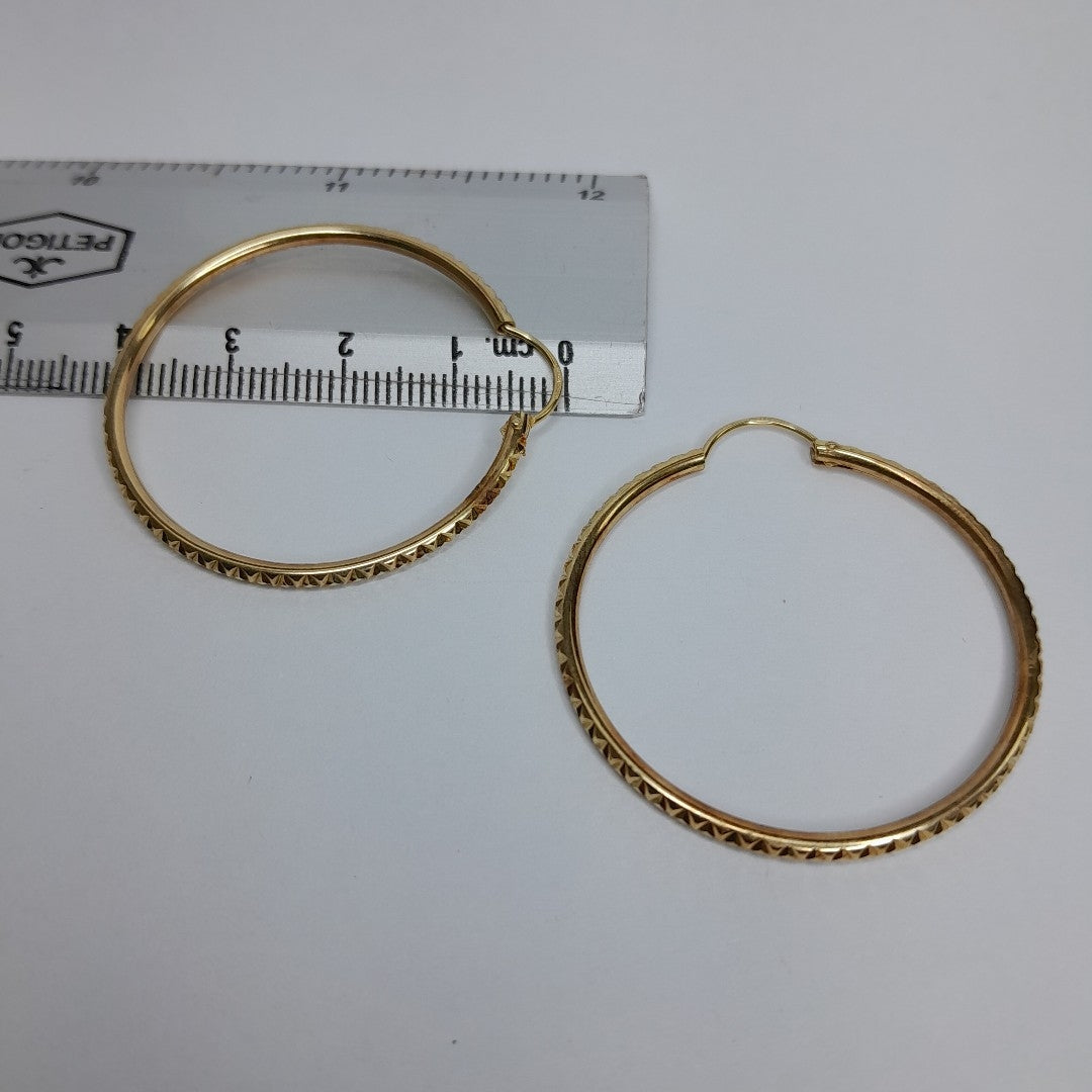 ARRACADAS PAR ORO 10 K 3 GRMS (SEMINUEVO)