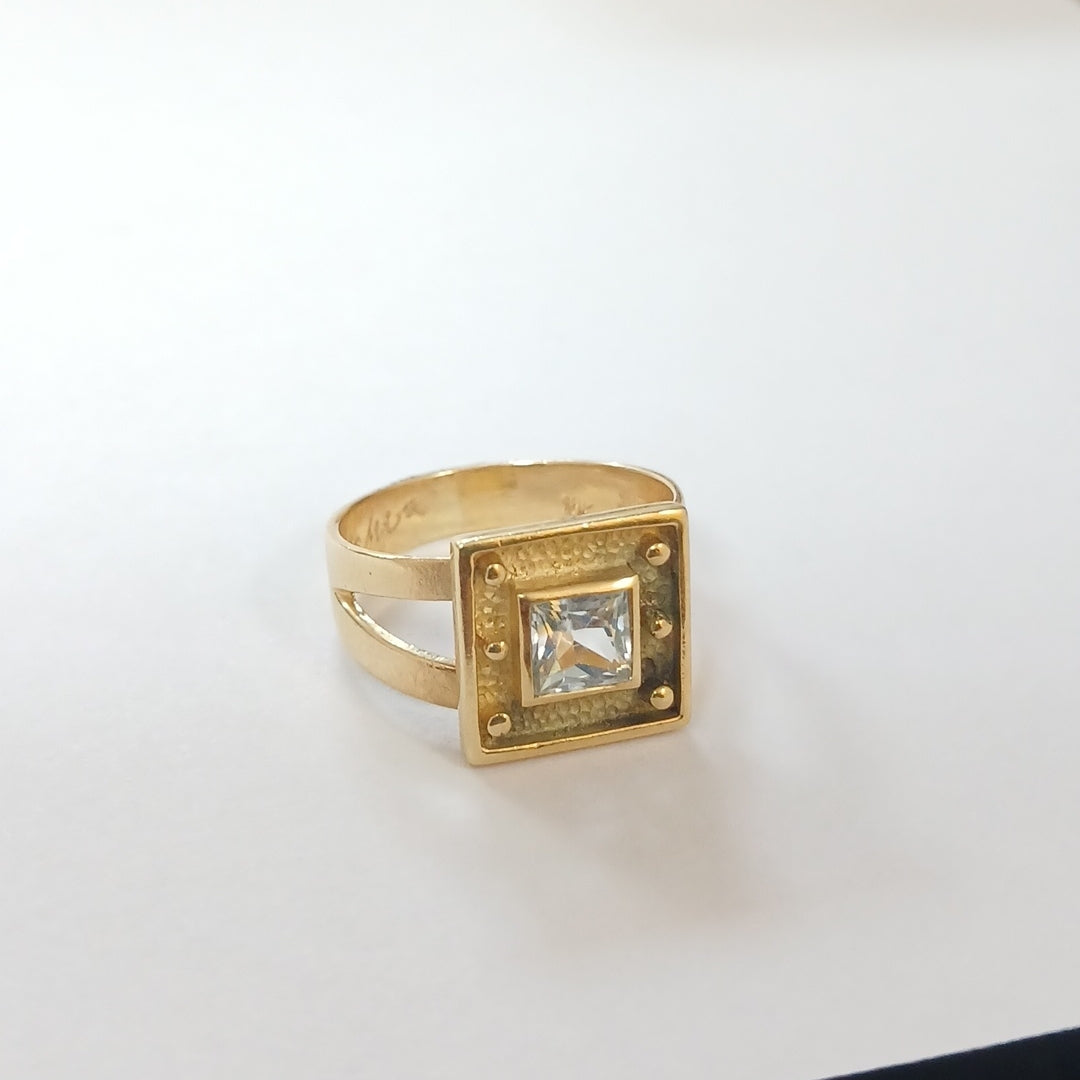ANILLO ORO 18 K 4,60 GRMS (SEMINUEVO)