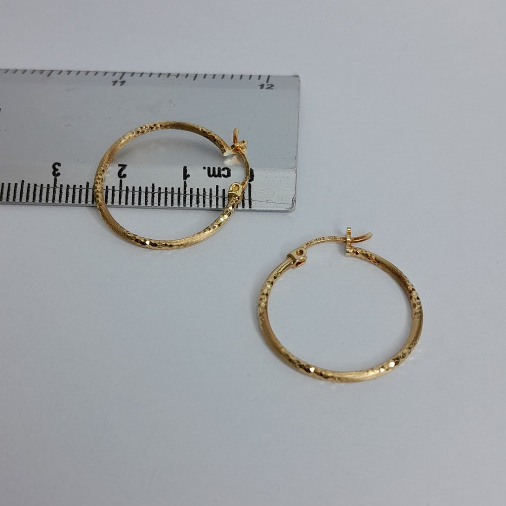 ARRACADAS PAR ORO 10 K 1.2 GRMS (SEMINUEVO)