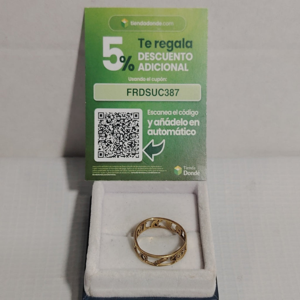 ARGOLLA DE LA SUERTE ORO 14 K 1,90 GRMS (SEMINUEVO)
