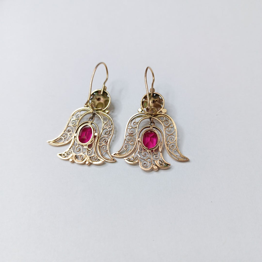 ARETES PAR ORO 8 K 6,70 GRMS (SEMINUEVO)