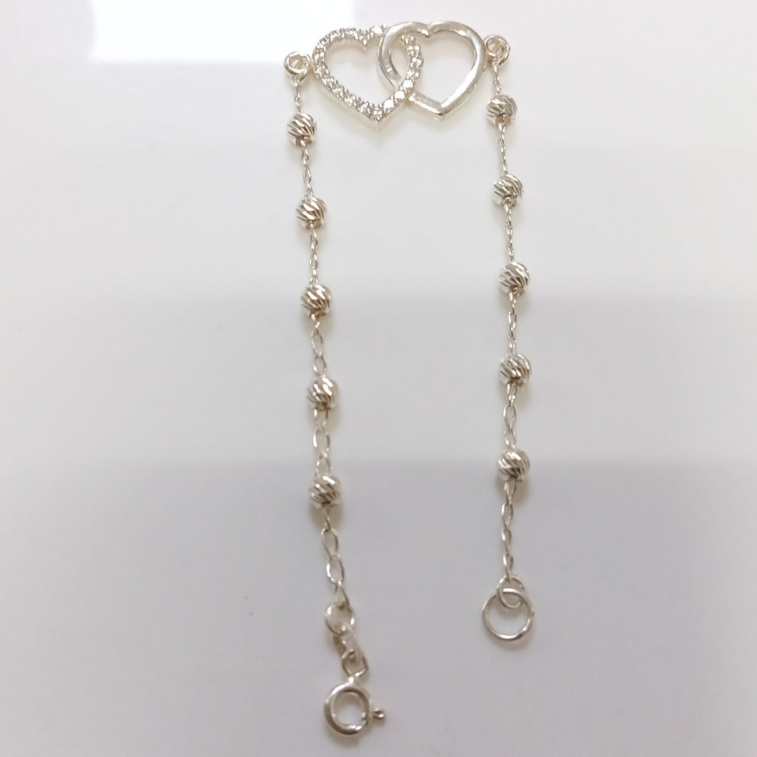 PULSERA TEJIDO TEJIDO ESPECIAL PLATA .925 18 CM 4 GR (NUEVO)