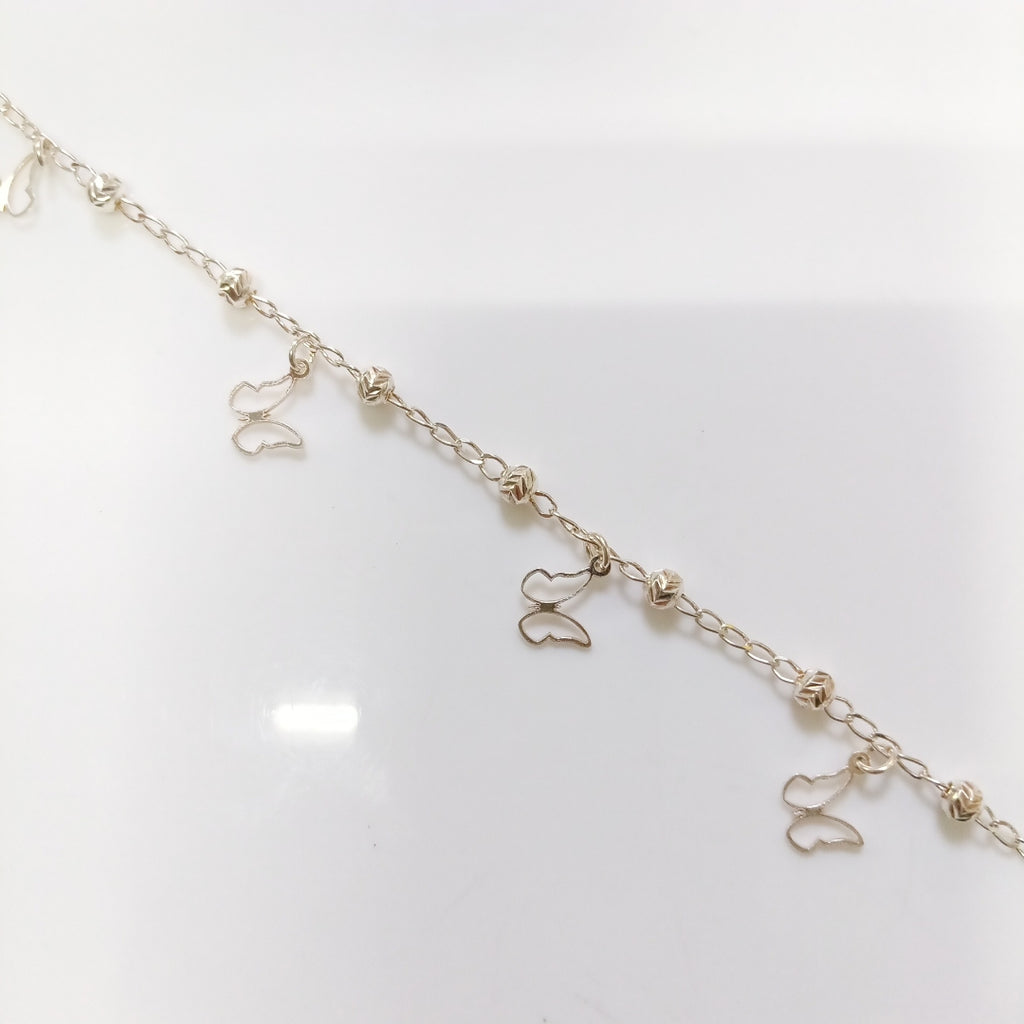 PULSERA TEJIDO ESPECIAL PLATA .925 18 CM 2.8 GR (NUEVO)