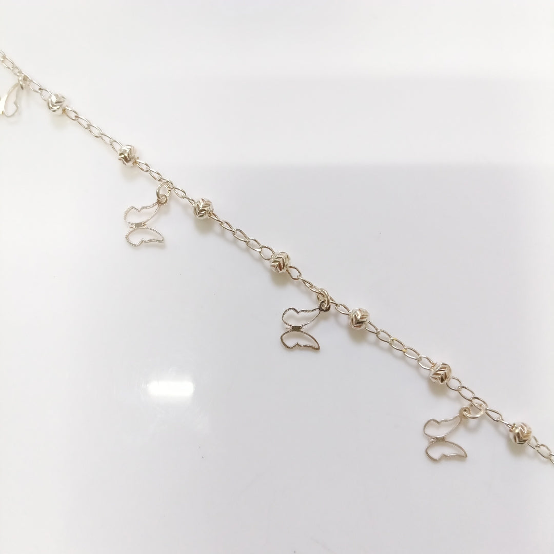 PULSERA TEJIDO ESPECIAL PLATA .925 18 CM 2.8 GR (NUEVO)