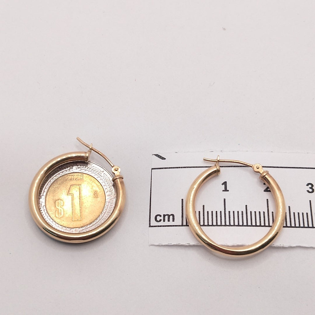 ARRACADAS PAR ORO 10 K 0.8 GRMS (SEMINUEVO)