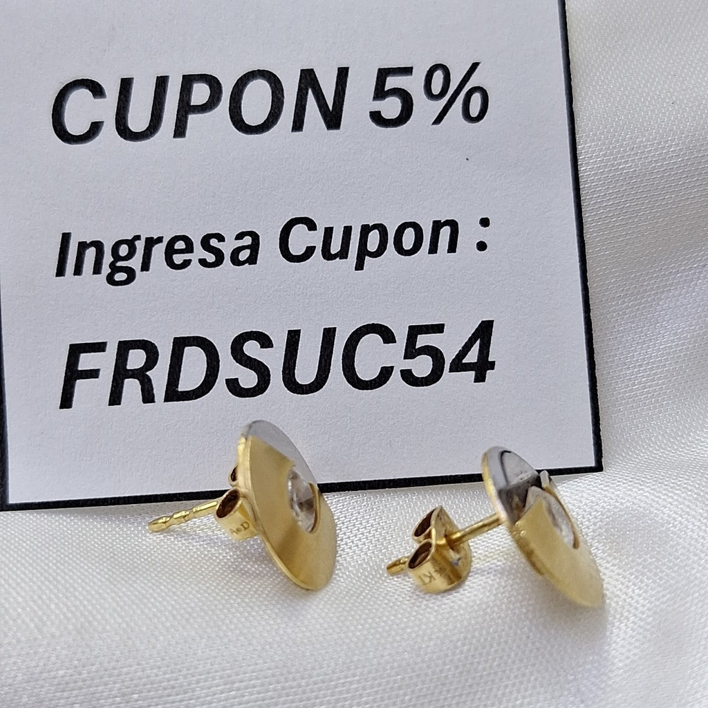 ARETES PAR ORO 10 K 2.7 GRMS (SEMINUEVO)