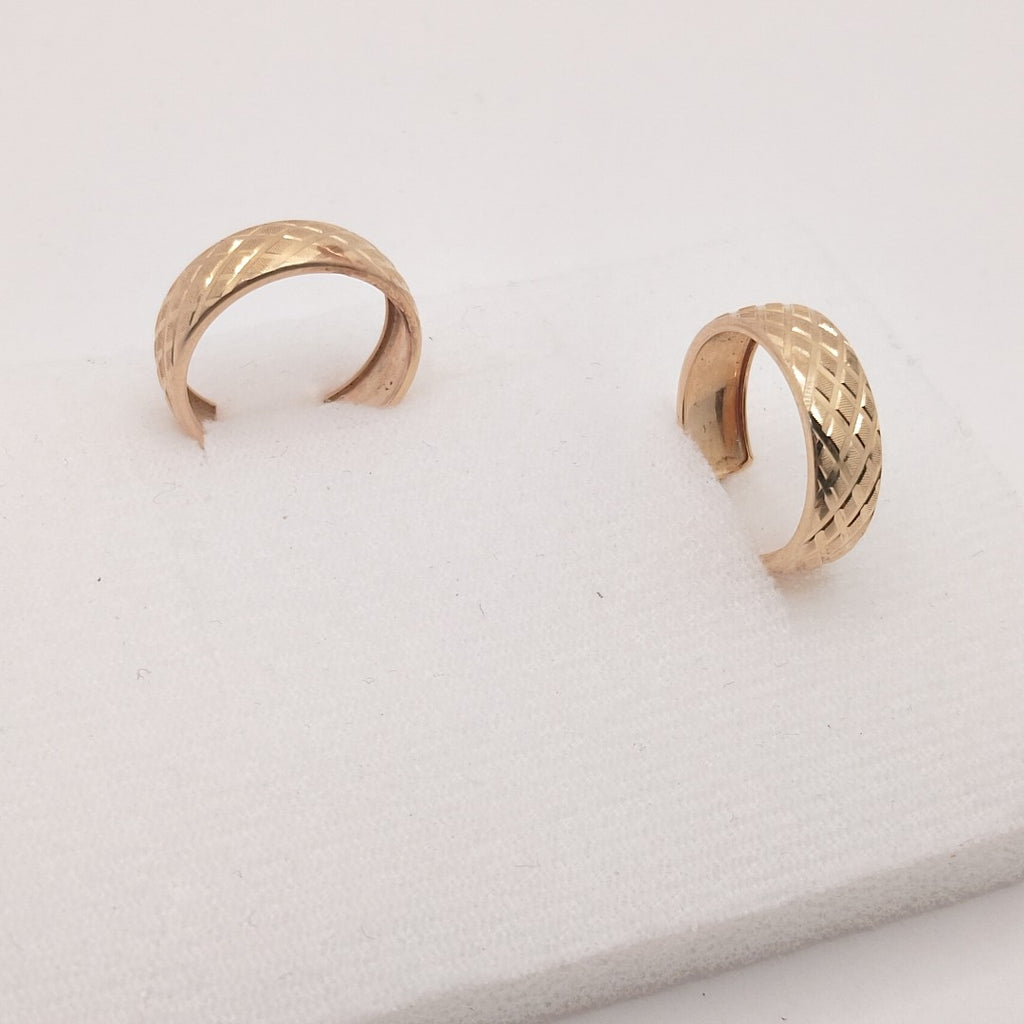 ARRACADAS PAR ORO 8 K 2,50 GRMS (SEMINUEVO)