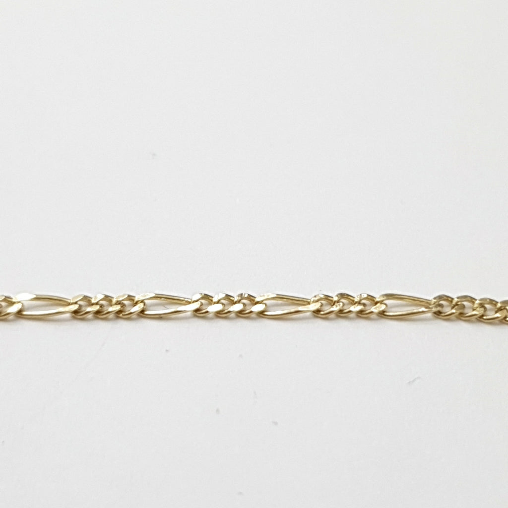 CADENAS TEJIDO 3X1 ORO 14K 55 CM 2.6 GR (NUEVO)