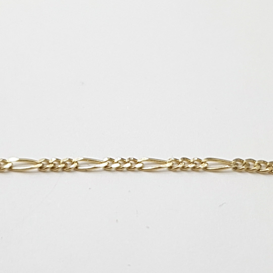 CADENAS TEJIDO 3X1 ORO 14K 55 CM 2.6 GR (NUEVO)