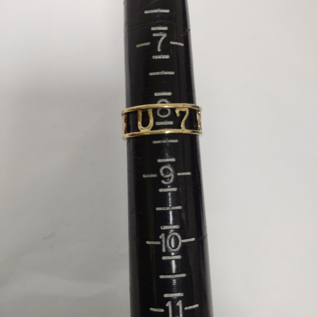 ARGOLLA DE LA SUERTE ORO 14 K 2 GRMS (SEMINUEVO)