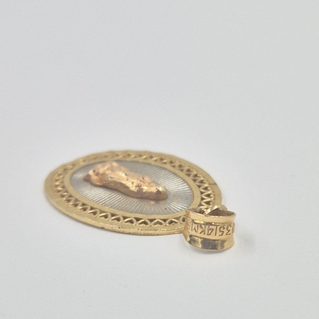 MEDALLA RELIGIOSA ORO 14 K 2,30 GRMS (SEMINUEVO)