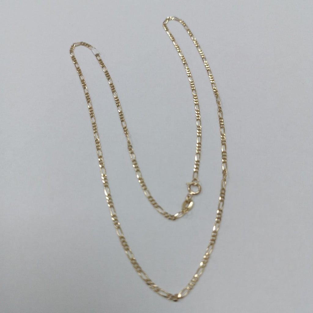 CADENAS TEJIDO 3X1 ORO 10K 55 CM 3.2 GR (NUEVO)
