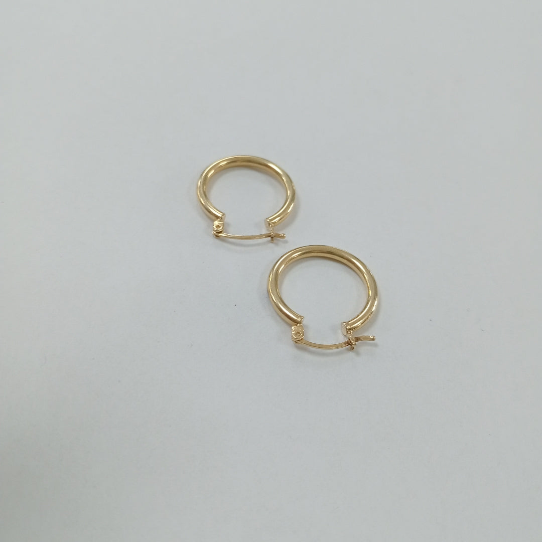 ARRACADAS PAR ORO 14 K 2 GRMS (SEMINUEVO)