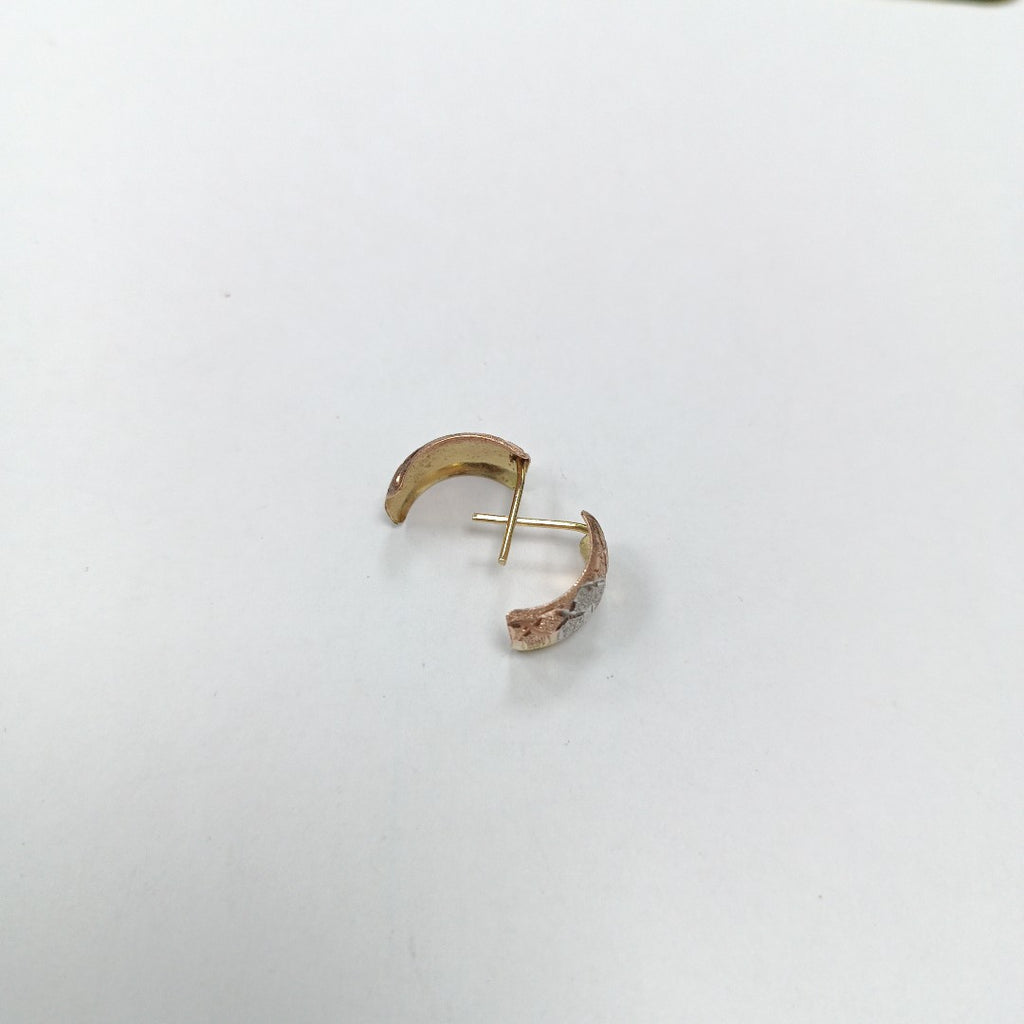 BROQUELES PAR ORO COMBINADO 14 K 1,20 GRMS (SEMINUEVO)