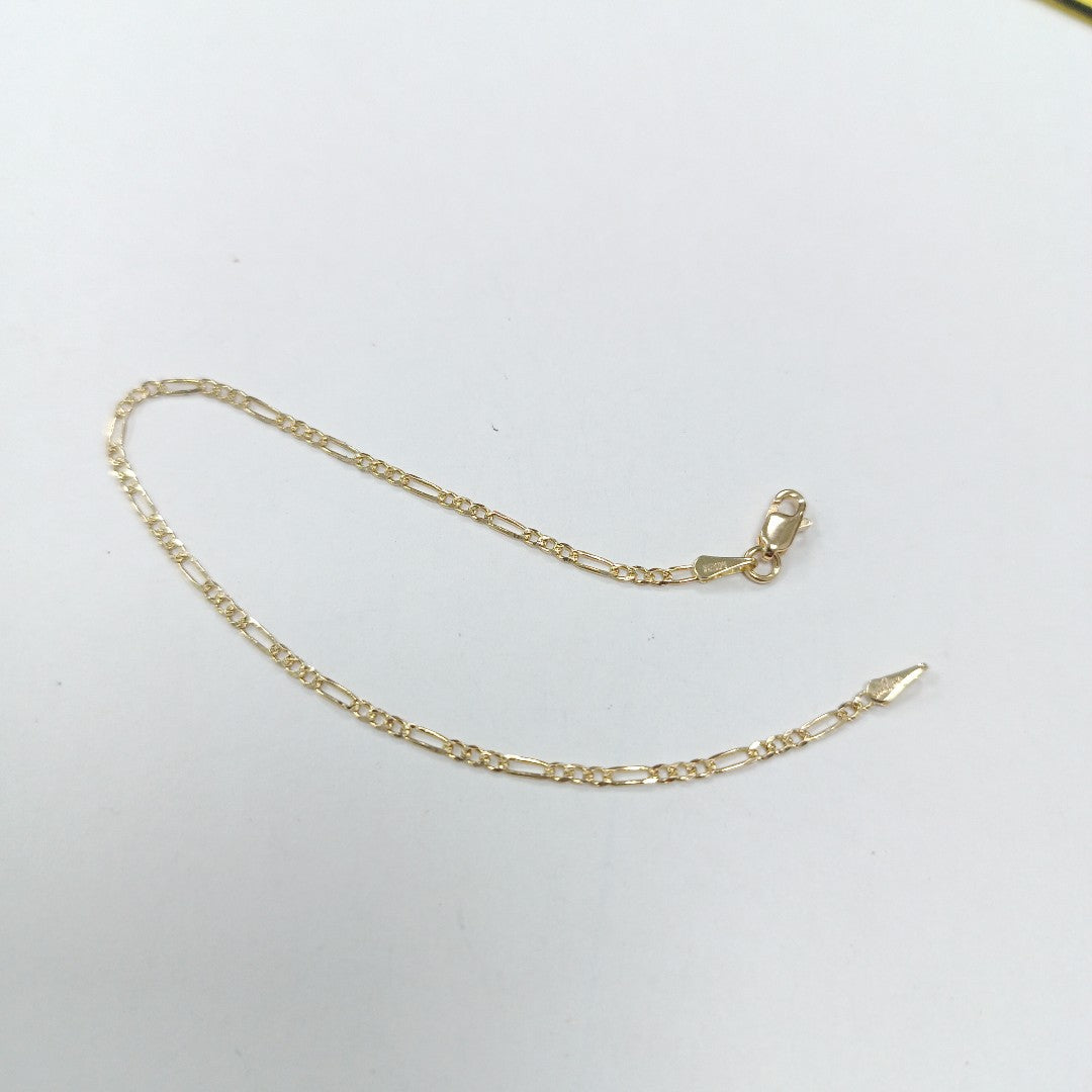 PULSERAS 3X1 ORO 14K 18 CM 1.5 GR (NUEVO)