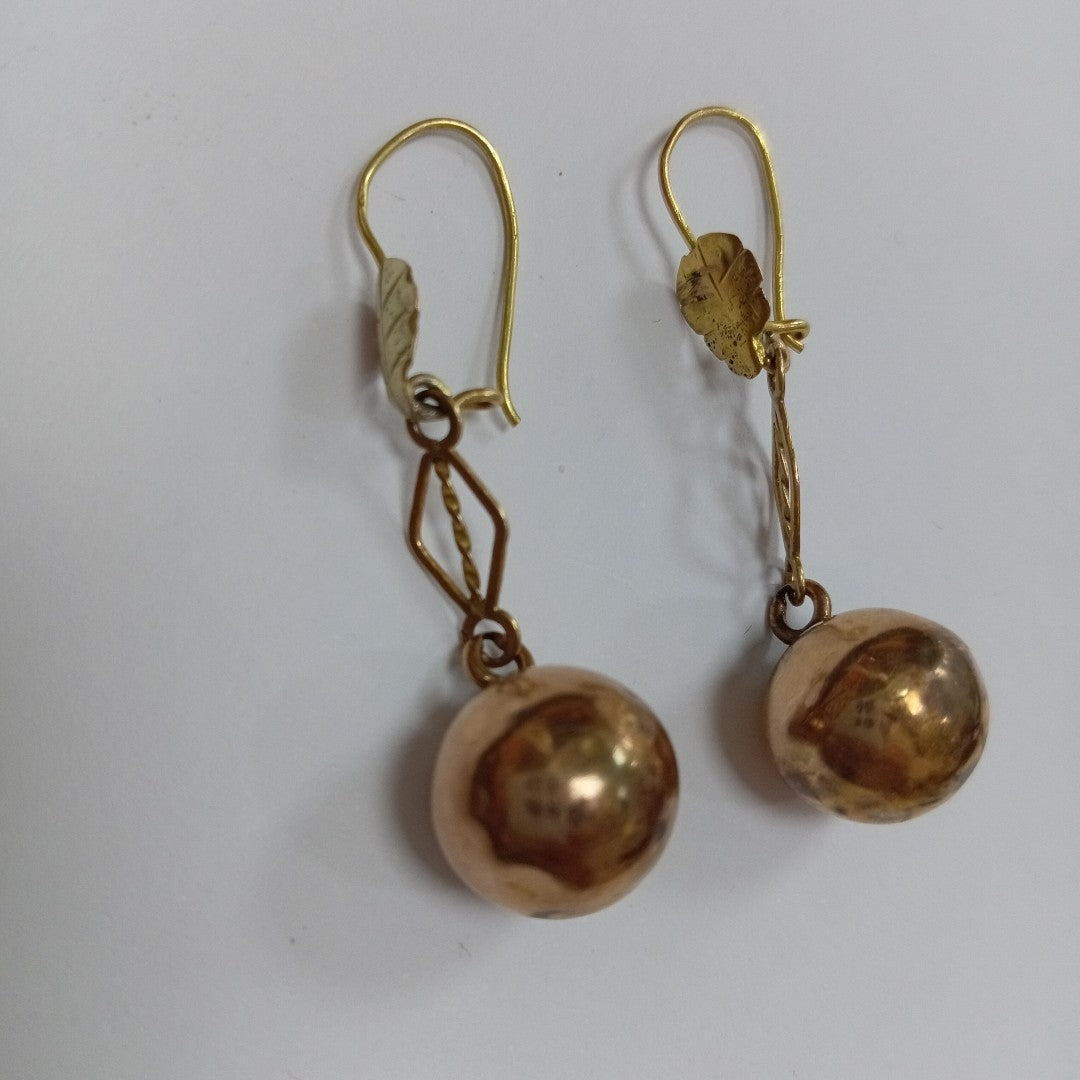 ARETES PAR ORO 8 K 4.2 GRMS (SEMINUEVO)