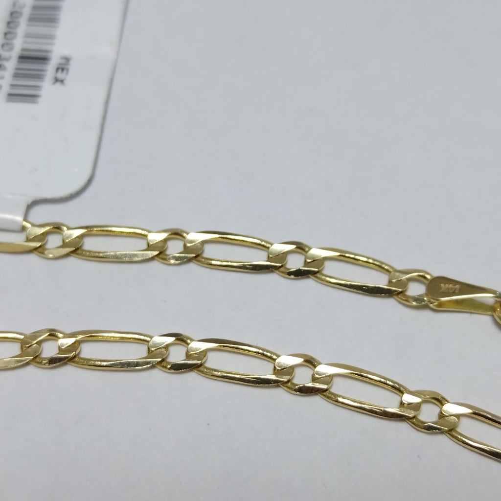 PULSERAS 1X1 ORO 14K 18 CM 2.7 GR (NUEVO)