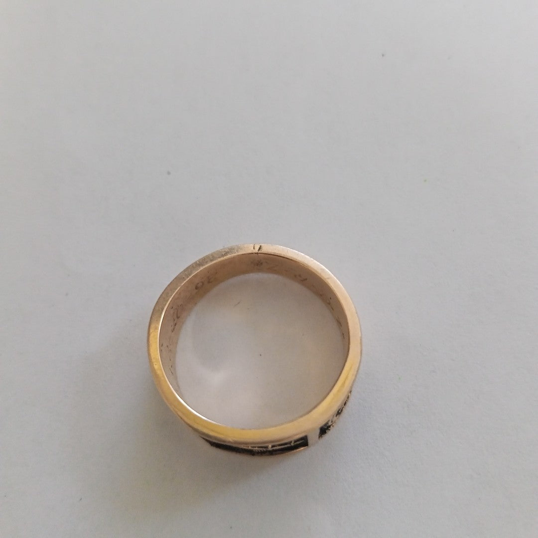 ANILLO DE GRADUACIÓN ORO 8 K 7.4 GRMS (SEMINUEVO)