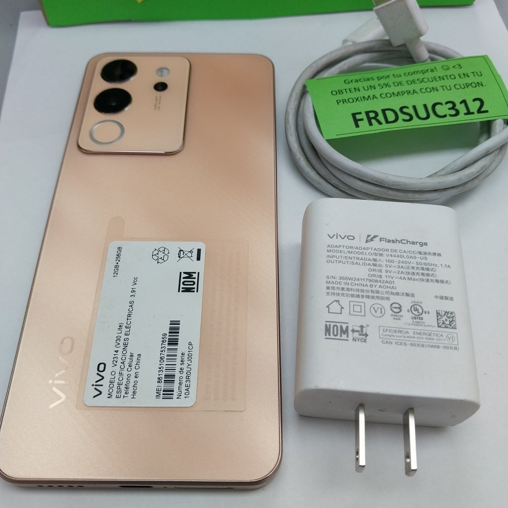 CELULAR VIVO V30 LITE V2314 (2023) 256 GB 12 GB RAM (SEMINUEVO)