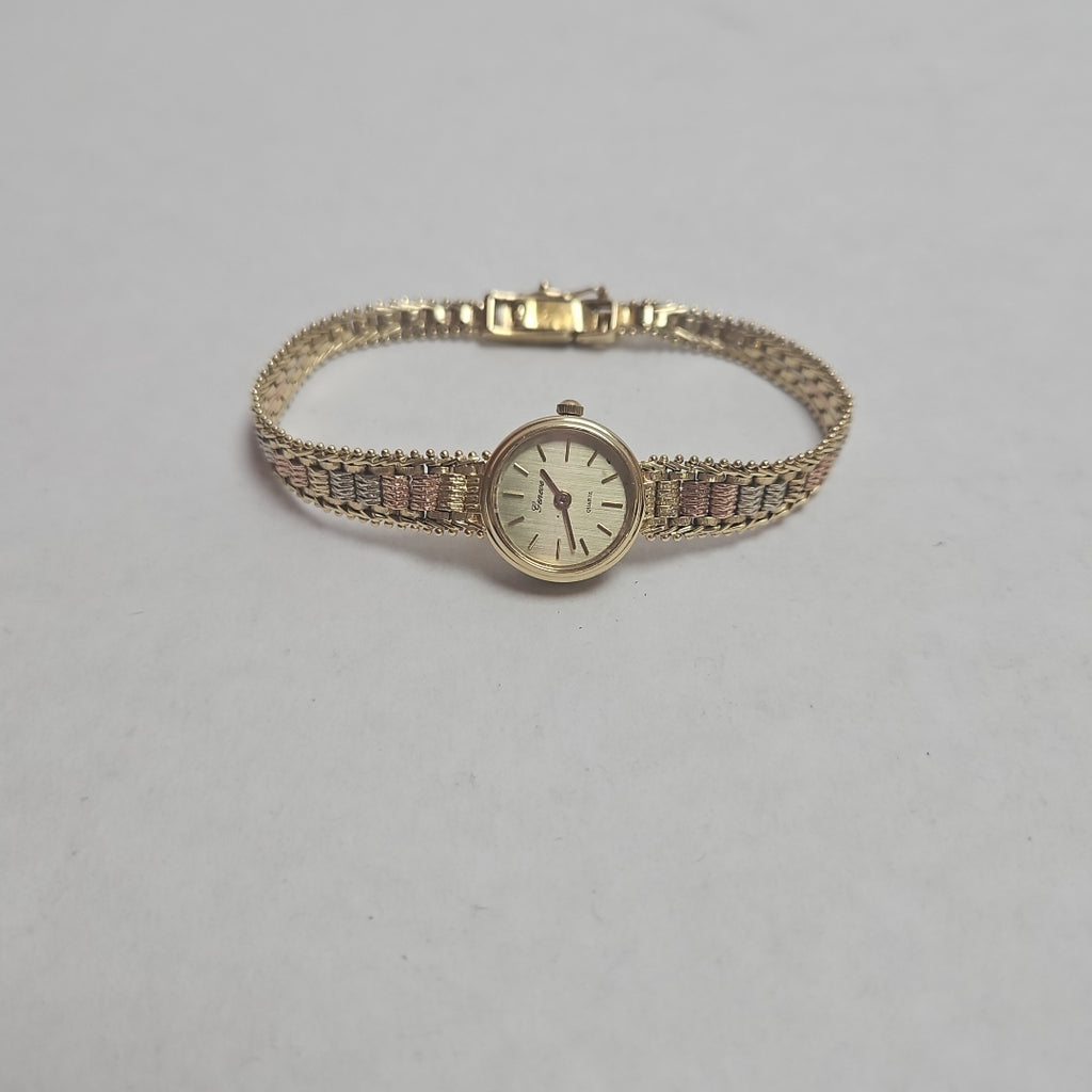 RELOJ CAJA Y PULSO ORO ORO 14 K 20.5 GRMS (SEMINUEVO)