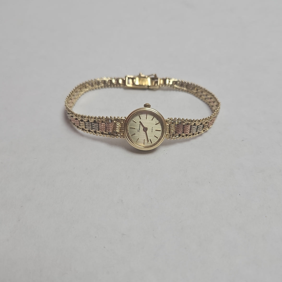 RELOJ CAJA Y PULSO ORO ORO 14 K 20.5 GRMS (SEMINUEVO)