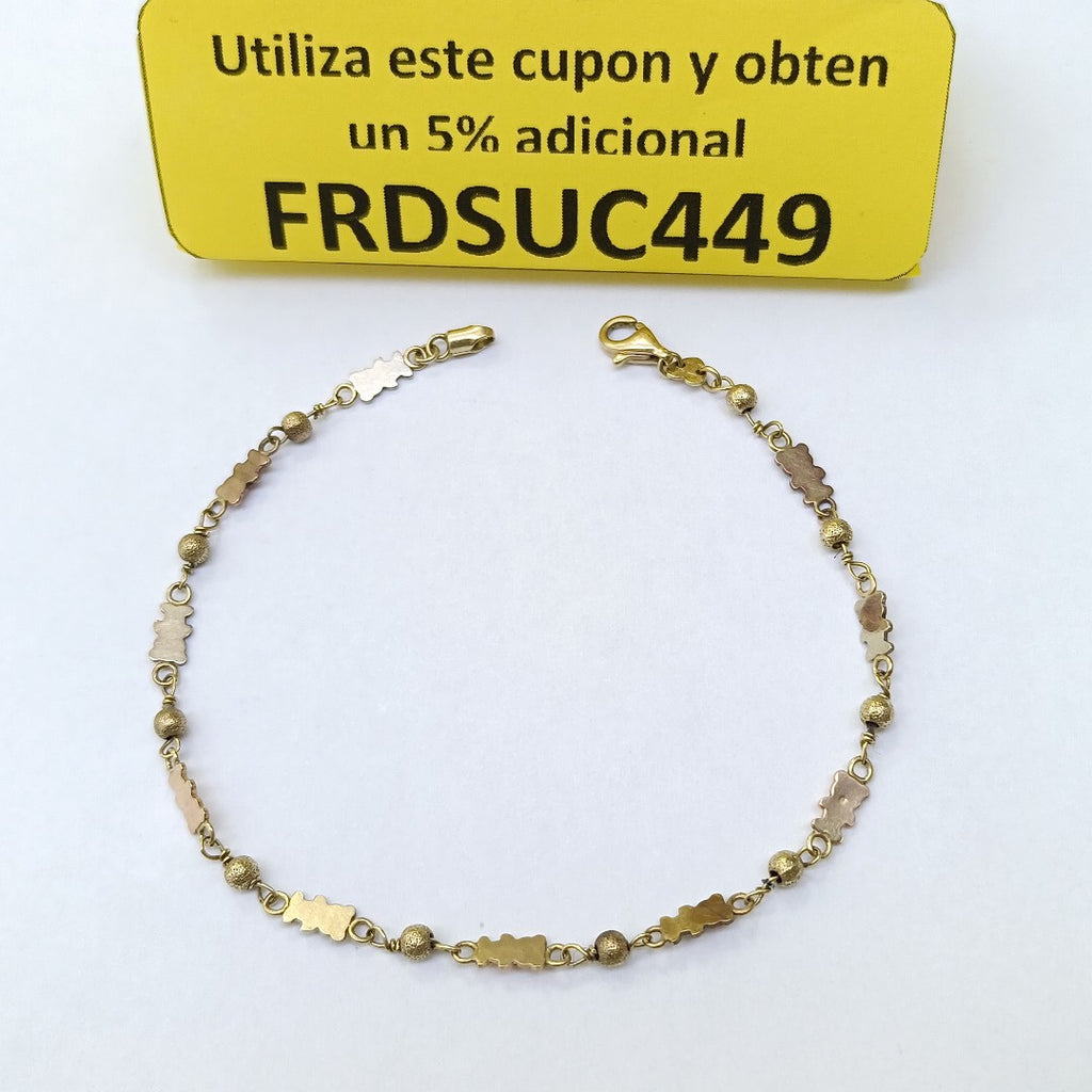 PULSERA ORO, OTROS METALES 8 K 2.9 GRMS (SEMINUEVO)