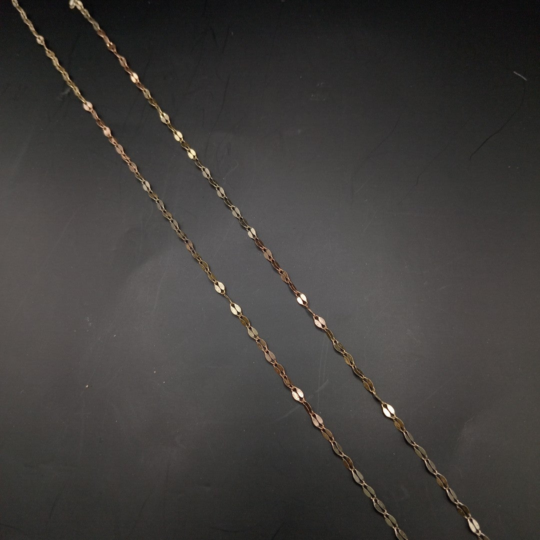 CADENA ORO, ORO COMBINADO 10 K 1 GRMS (SEMINUEVO)