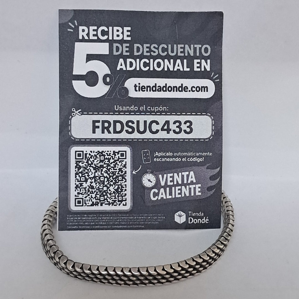 PULSERA PLATA 28.7 GRMS (SEMINUEVO)