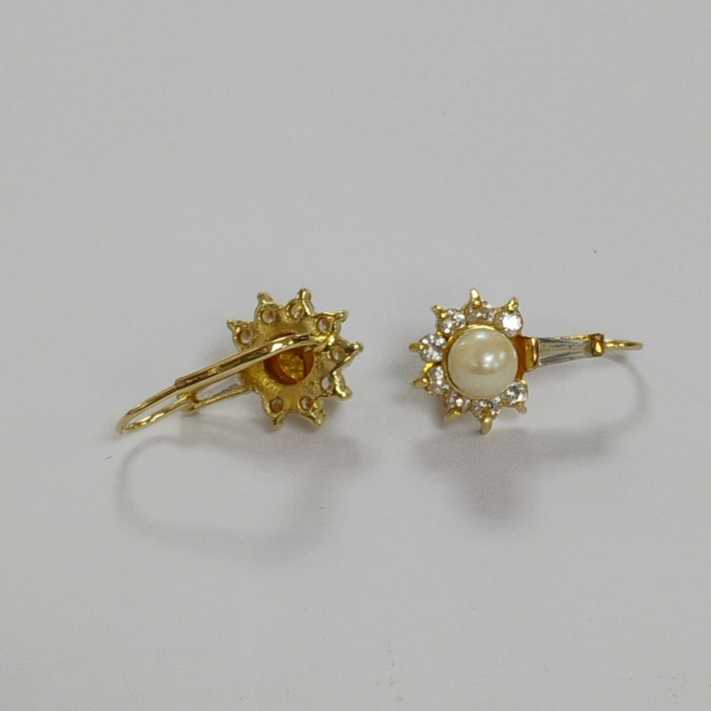 ARETES PAR ORO 14 K 4,00 GRMS (SEMINUEVO)