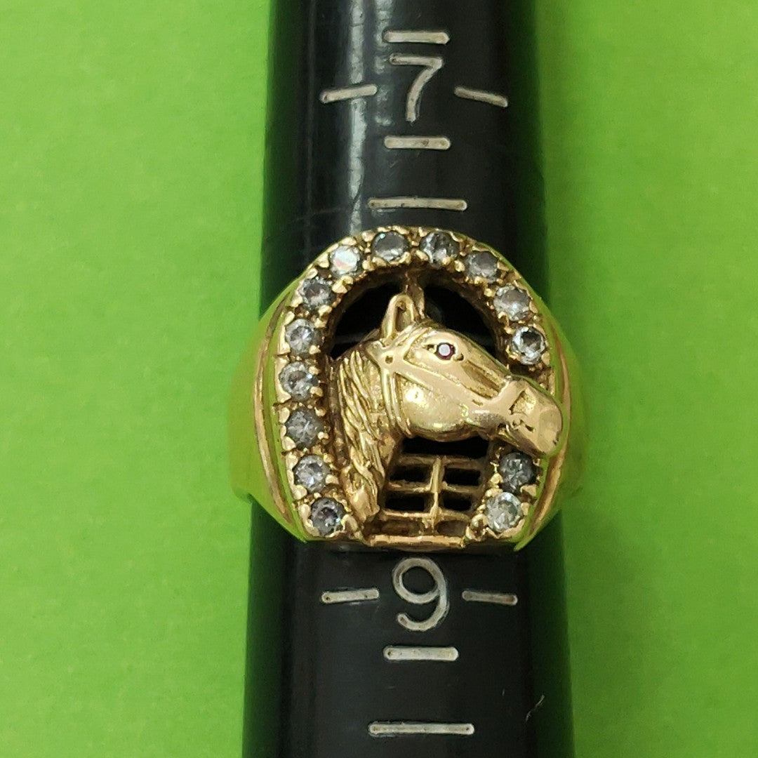 ANILLO ORO 14 K 13.2 GRMS (SEMINUEVO)