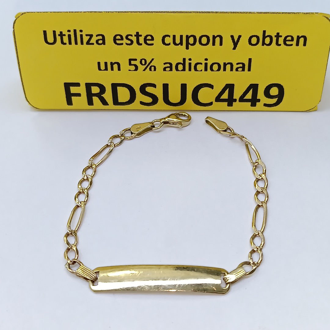 ESCLAVA ORO,RODIADO 14 K 3,20 GRMS (SEMINUEVO)