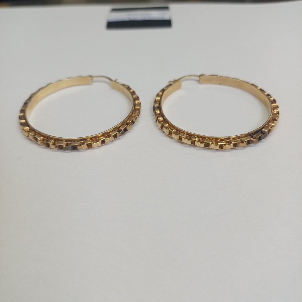 ARRACADAS PAR ORO 14 K 15.2 GRMS (SEMINUEVO)